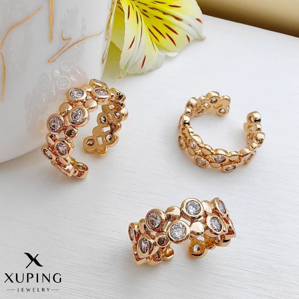 انگشتر  نگین دار فری سایز ژوپینگ کد 2422 - خرید آنلاین از گالری آداس